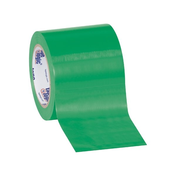 Tape Logic 4'' x 36 yds. Green Tape Logic Solid Vinyl Safety Tape, 12PK BUY00024512 - main